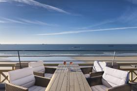 La Terrasse panoramique vue mer et plage du Sillon